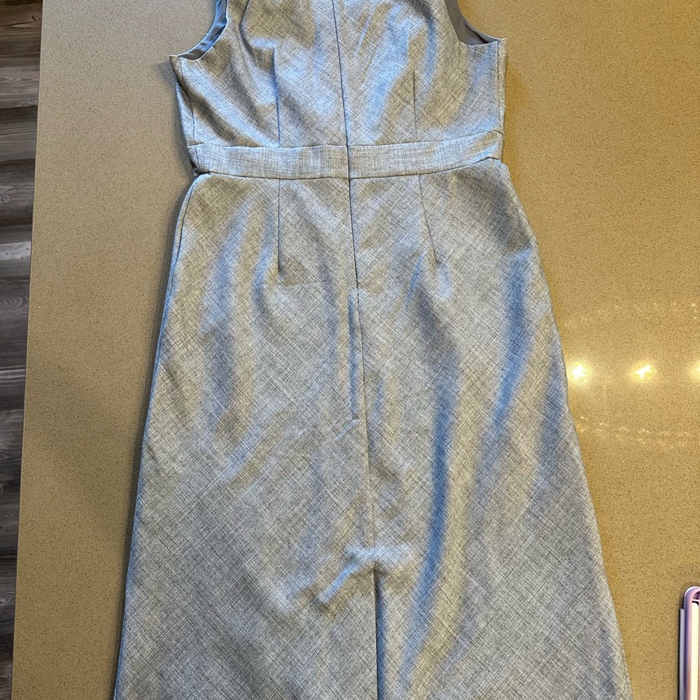 Banana Republic Elegant Gray Midi Dress - Picture 5 of 6